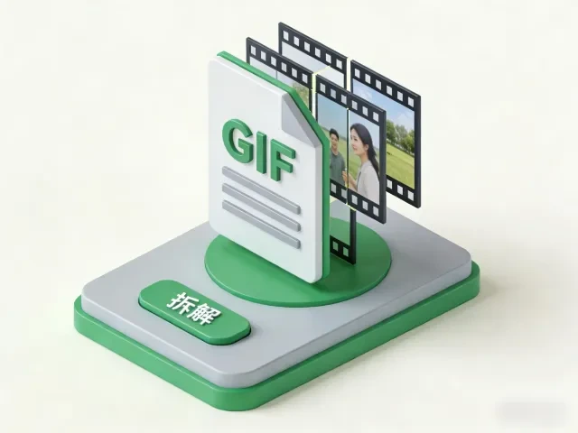 一键拆解gif动图，gif图片抽帧揭秘 - 详细教程